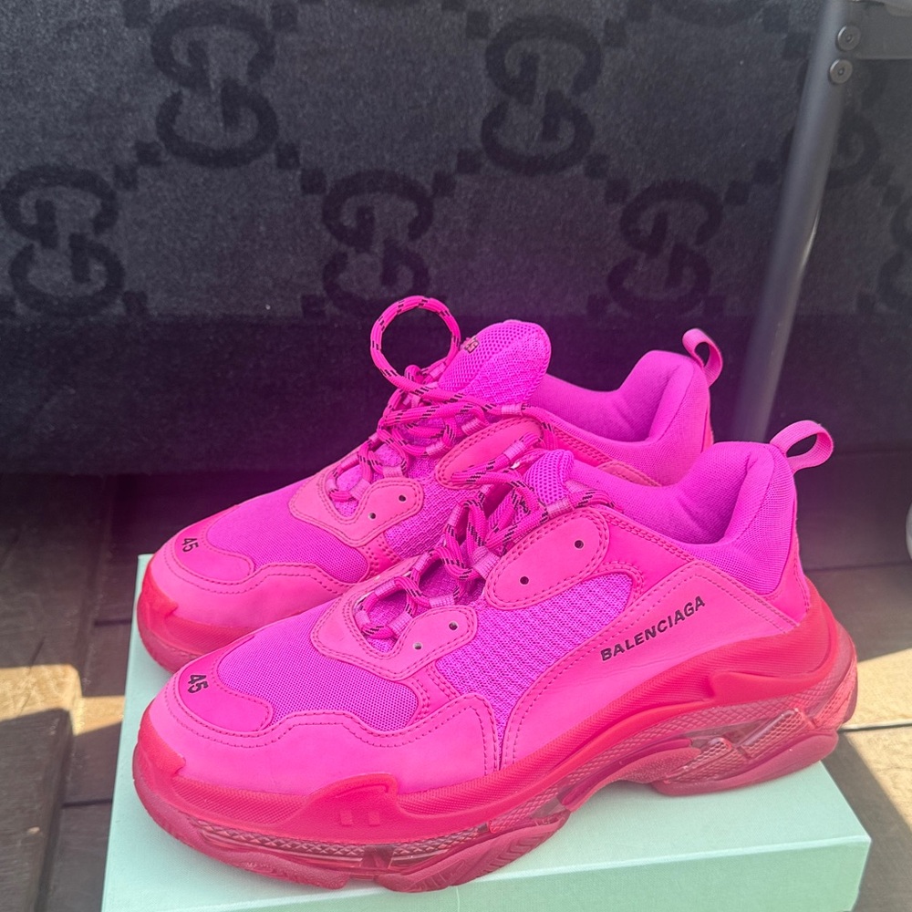 Balenciaga Neon Pink Trainers